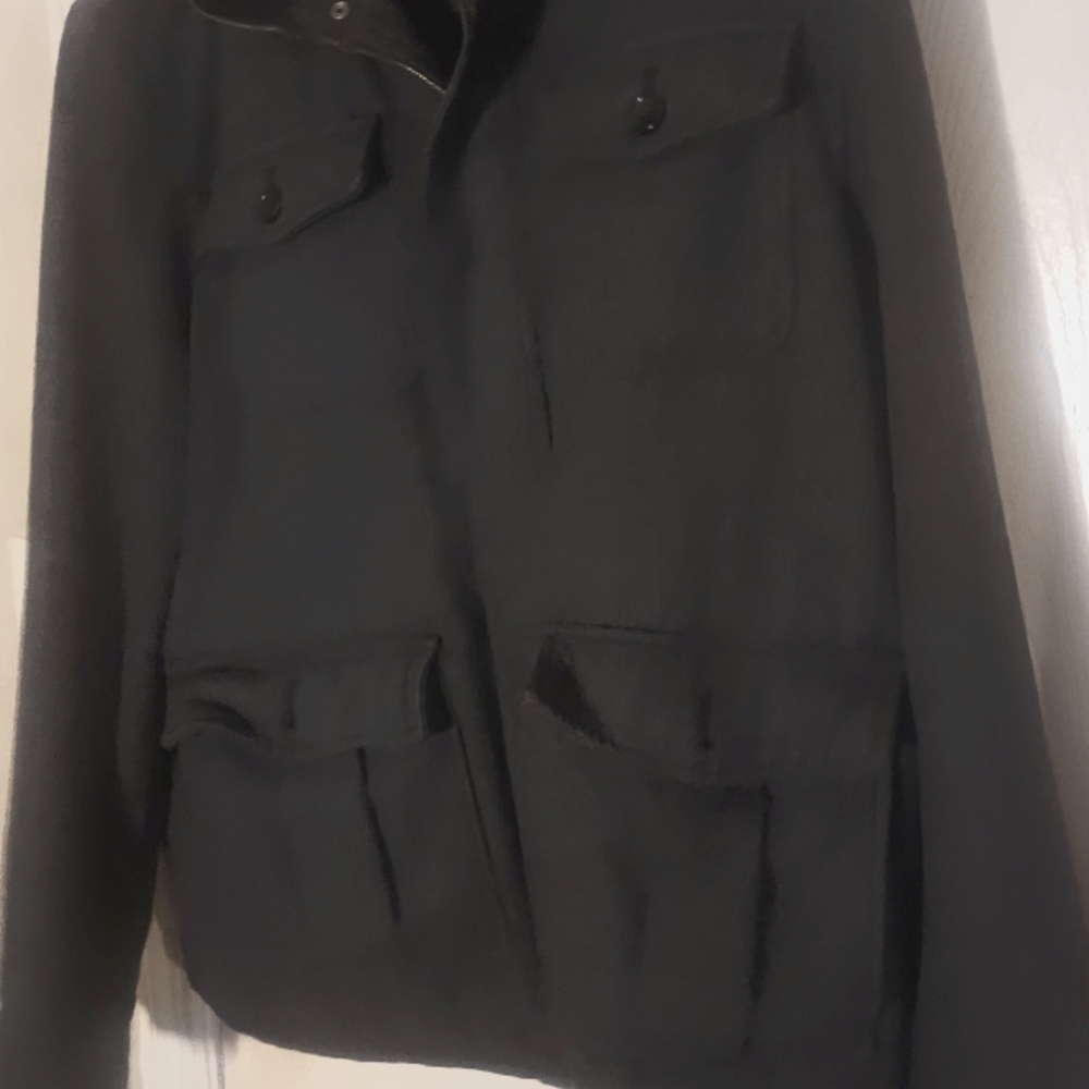 Mens xl wool Grey merona coat..